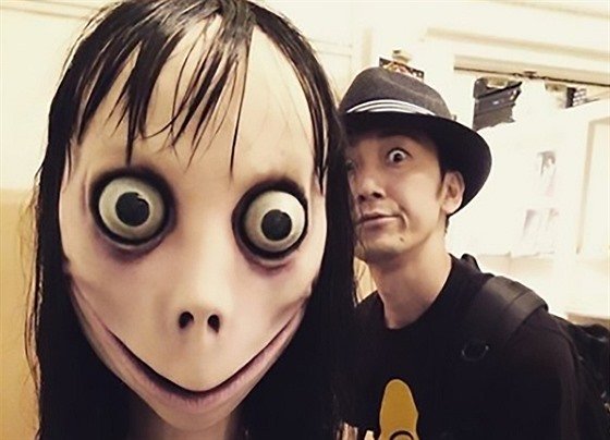 17 Favorite Scary Movie Characters by Reddit User - Momo (Internet Urban Legend)