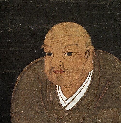 6th in the list of 13 famous monks - This painting of Nichiren Daishonin was painted in the 14th-15th Century, and is kept at Nichiren Shu's Head Temple, Kuon-ji.
