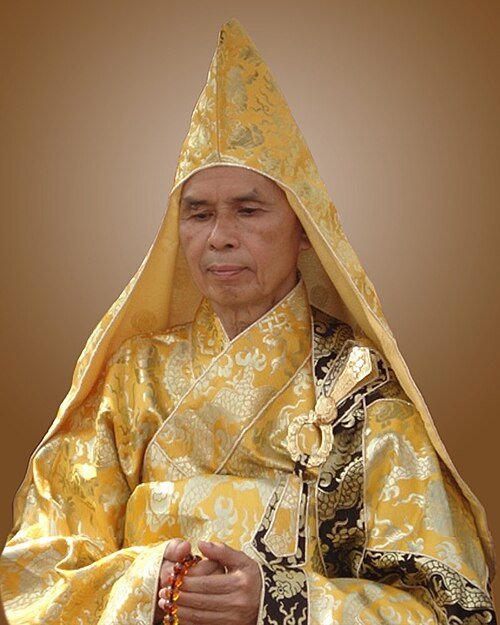 11th in the list of 13 famous monks - 一行禪師 = Thich Nhat Hanh

