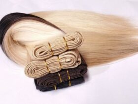 Clip in hair extensions