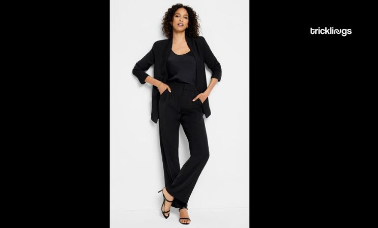 Black Women's Suiting with camisoles