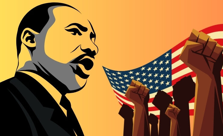 martin luther king day activist and Martin Luther King Jr Illustration