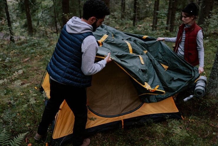 Planning romantic vacation trip equipped with Camping Gear