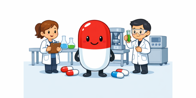 Capsule Manufacturing illustration