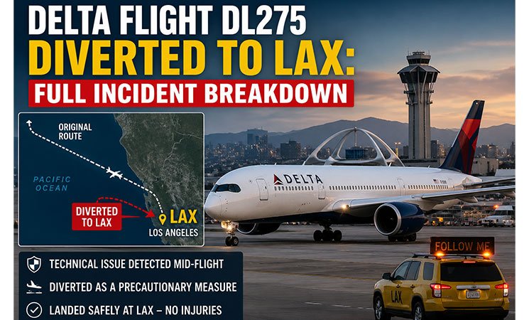 delta flight dl275 diverted lax