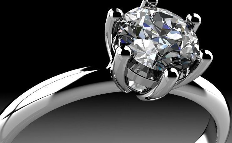 Diamond on ring