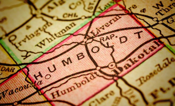 Humboldt County Map