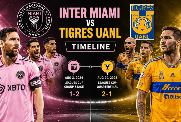 Inter Miami vs Tigres UANL Timeline