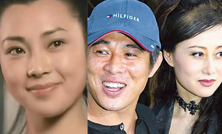 Left ( Qiuyan Huang) ,  Jet Li , Right ( Nina Li Chi )