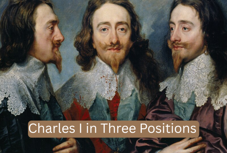 Charles I in Three Positions by van Dyck