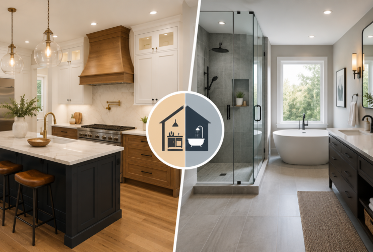Kitchen vs. Bathroom Remodeling