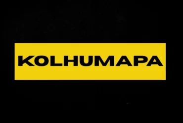 Kolhumapa text on a yellow and black background,