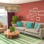 Living Room, decor, interior illustration