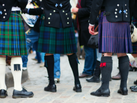 Men in Traditional Kilts