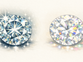 Moissanite vs. Cubic Zirconia comparison diamond image