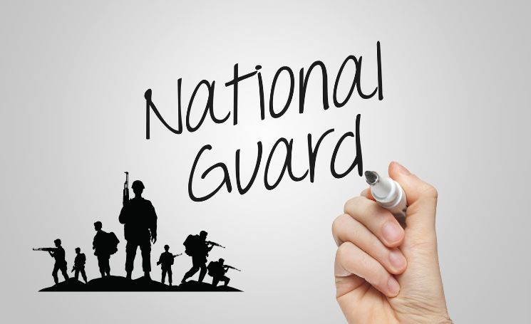 The National Guard and intelligence officers