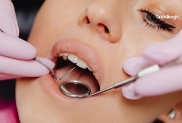 Woman getting Dental check up