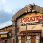 Pigeon Forge, TN, USA - April 12, 2024: Pirates Voyage Dinner and Show is a pirate-themed dinner theatre for the whole family located in downtown Pigeon Forge, TN.