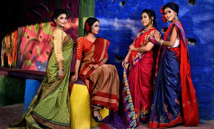 Pleated Sarees