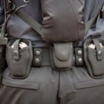 Police Belts with accessories Handcuffs, Radio