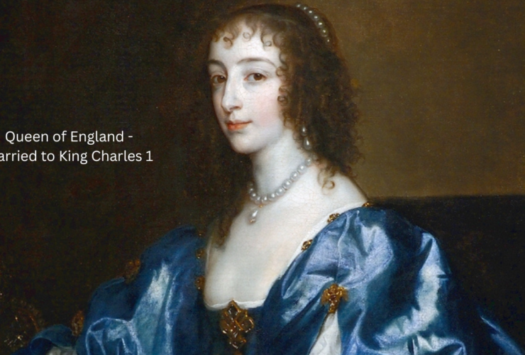 Portrait of Henrietta Maria de Bourbon, Queen of England