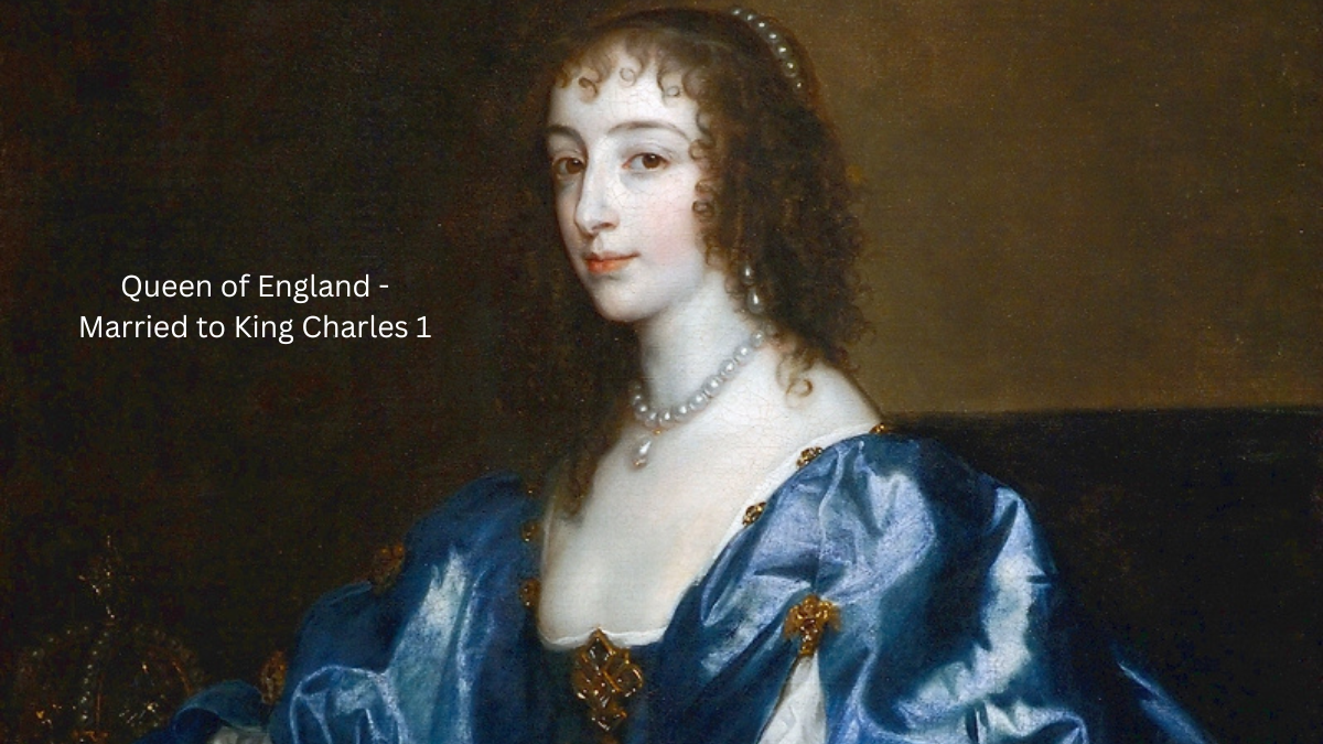 Portrait of Henrietta Maria de Bourbon, Queen of England
