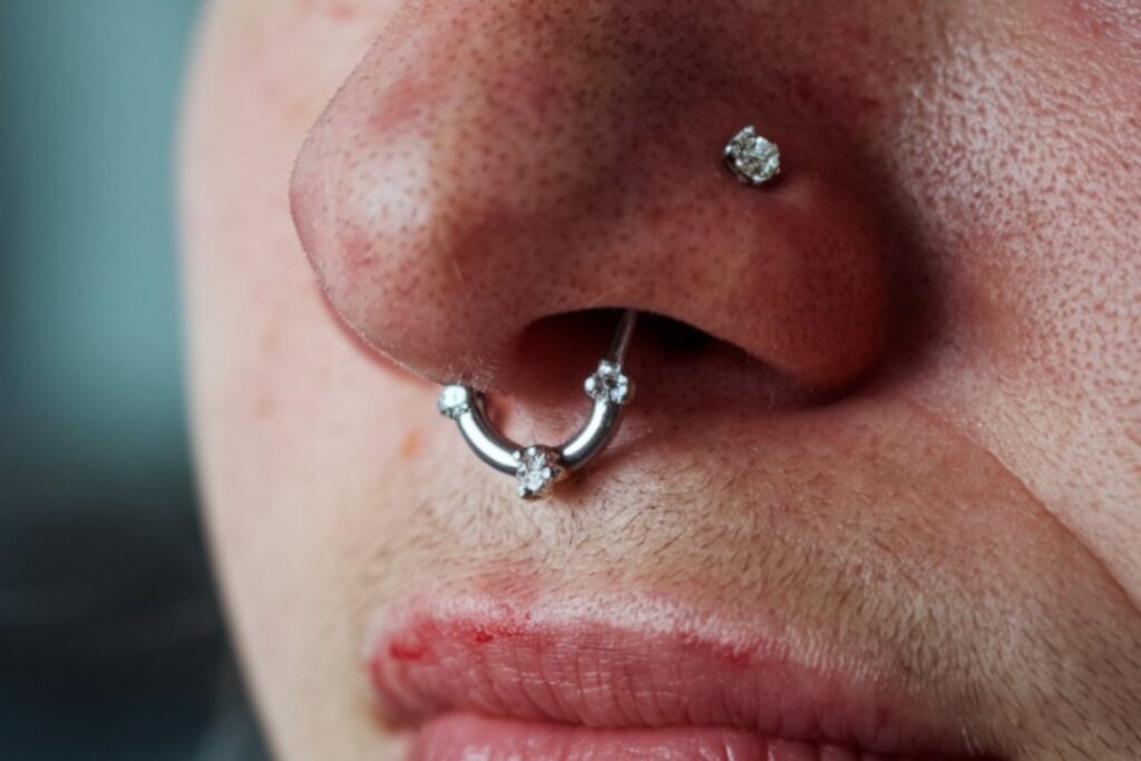 Septum piercings vs nostril piercings 
