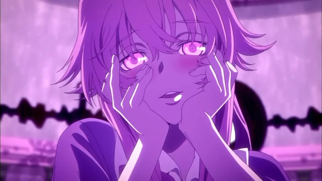 Top 10 Scary Anime Characters Reddit Fans Say Still Haunt Their Minds - Yuno Gasai (Future Diary)