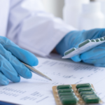 closeup portrait of medical for treating concept and health investigation