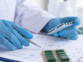 closeup portrait of medical for treating concept and health investigation