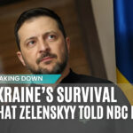 Zelenskyy interview with NBC News