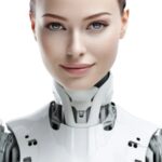 artificial intelligence-human like smiling wom