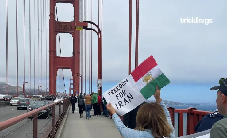 Golden gate bridge closed due to protest