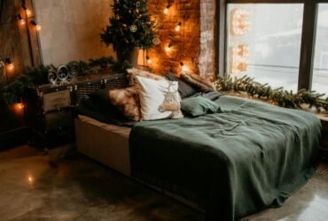 HVAC system in a cozy bedroom, ready for winter