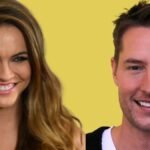 Chrishell Stause and Justin Hartley combined portrait, created from Wikimedia CC BY-SA 2.0 photos