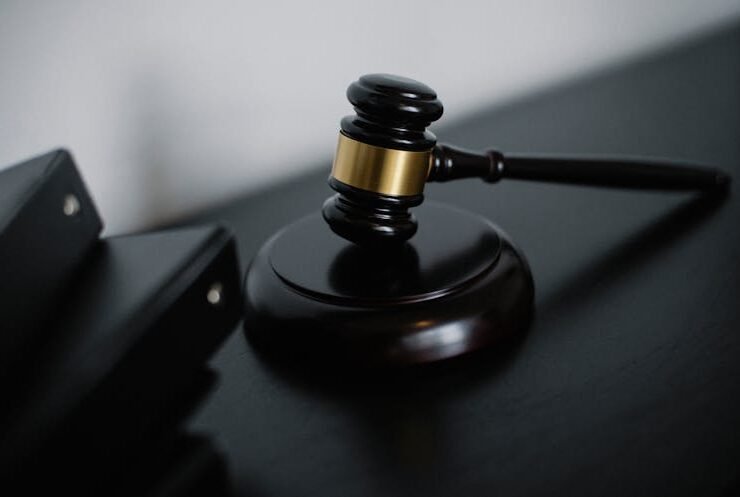 Wooden gavel symbolizing legal support from top Workcover lawyers in Brisbane for workplace injury claims and compensation rights.