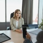 Candidate being interviewed as part of ATS hiring process