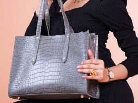 woman designer handbag